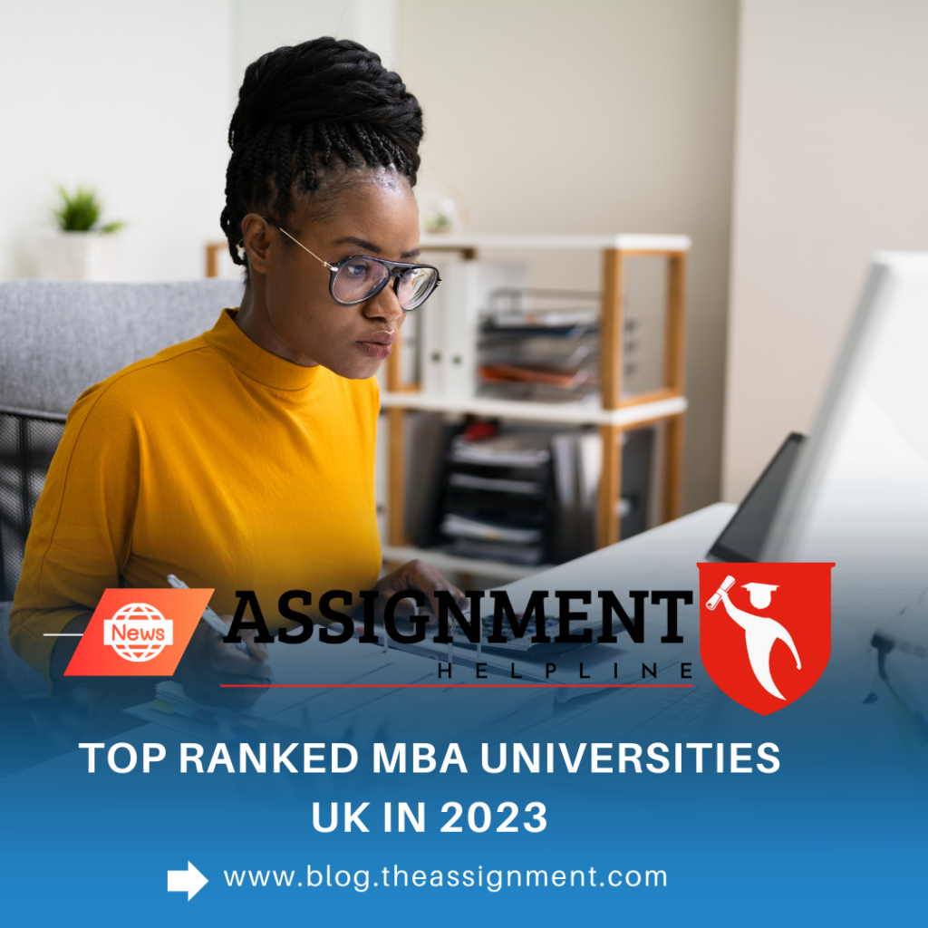 Top Ranked MBA Universities in the UK in 2023